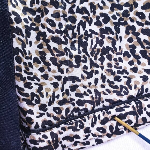 BB Dakota Pajama Set Shirt and Shorts Animal Print Satin Zebra Leopard Sleepwear - Picture 12 of 16